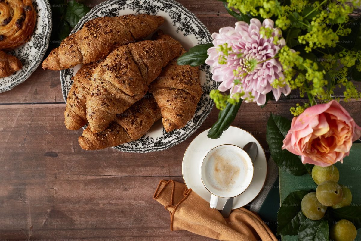 Croissants au beurre fin, feuilletage doré