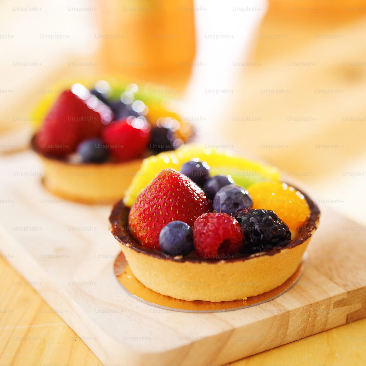 Tarte fine aux fruits de saison
